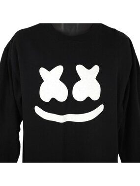 Marshmello Sweatshirt Mens Size Large Black DJ Record Producer